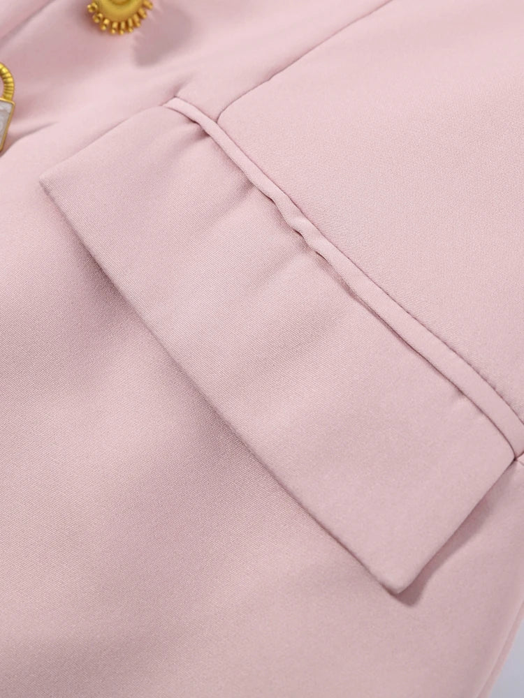 Vestido Midi Ajustado de Cuello Alto