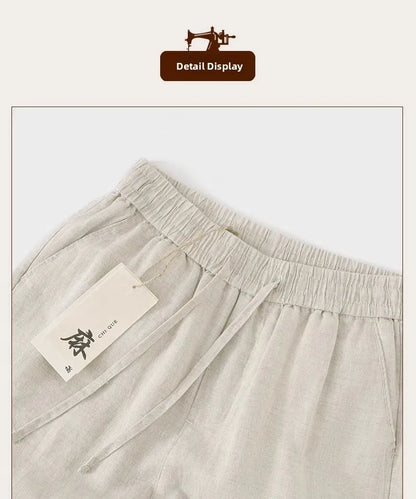Chino-Style Linen Pants