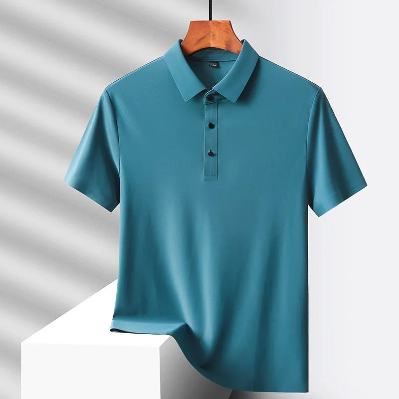 Men's 2025 White Casual Polo Shirt