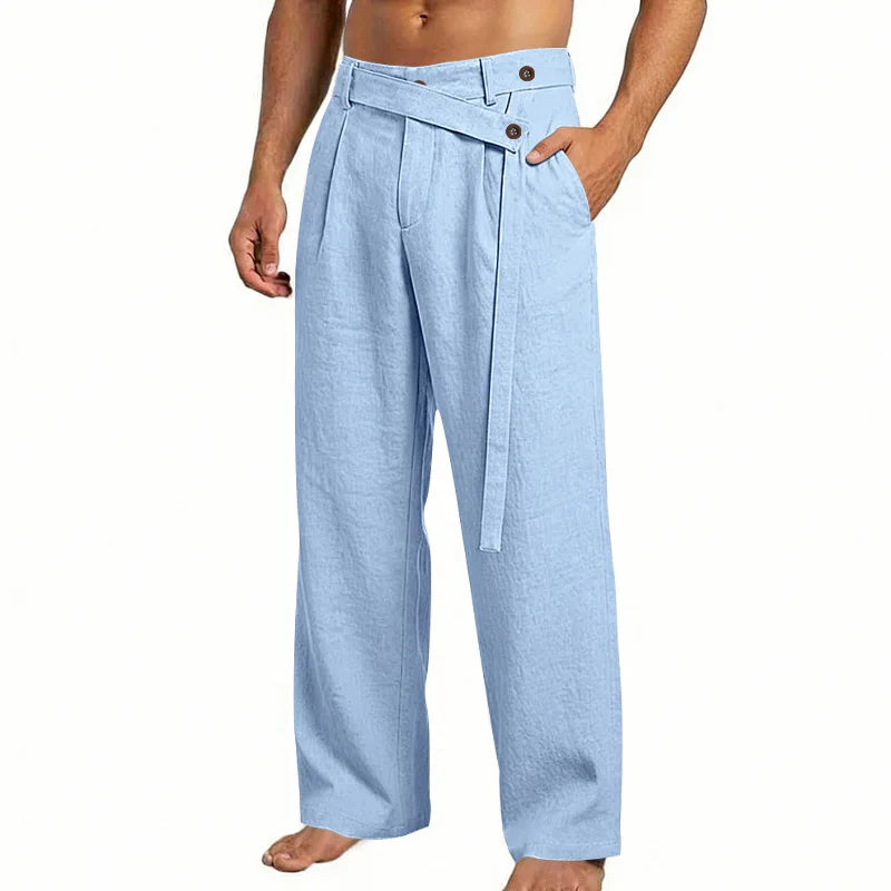 Linen Trousers, Naples Italian Style