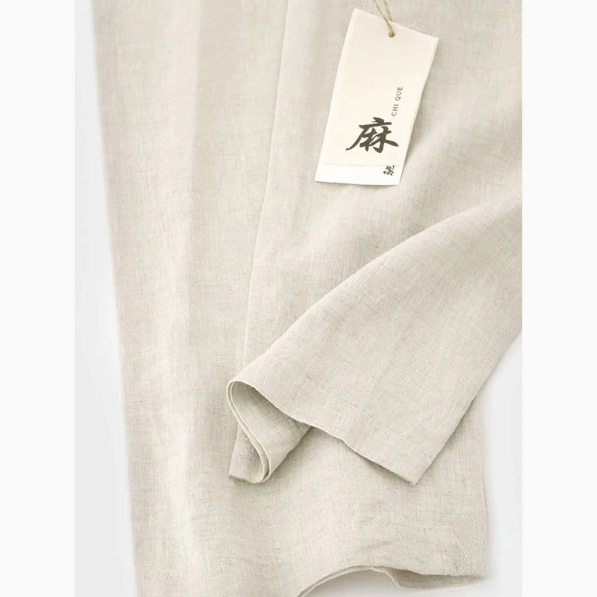 Chino-Style Linen Pants