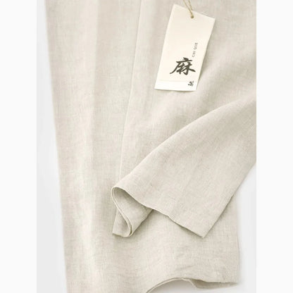 Chino-Style Linen Pants