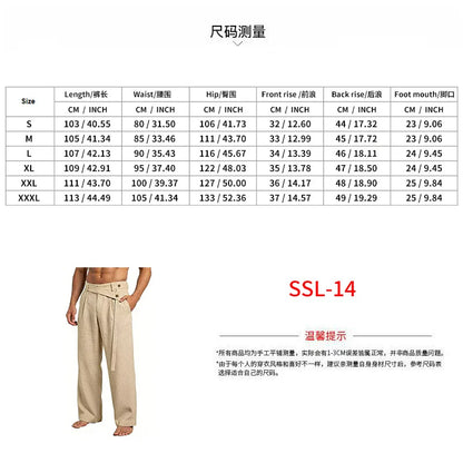 Linen Trousers, Naples Italian Style