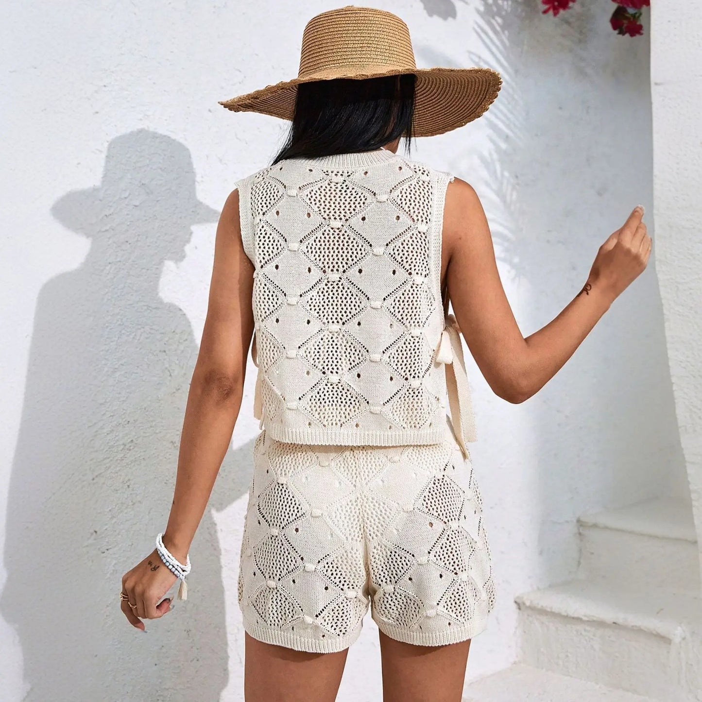 Conjunto de 2 piezas de punto de verano