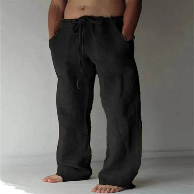Linen trousers cotton and linen
