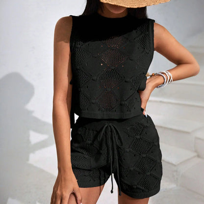 Conjunto de 2 piezas de punto de verano
