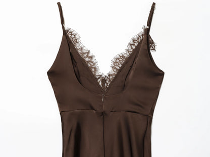 Stylish and sexy fashionable slip dress