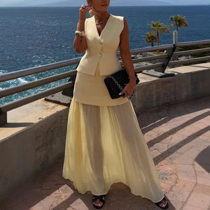 Two-piece summer vacation set