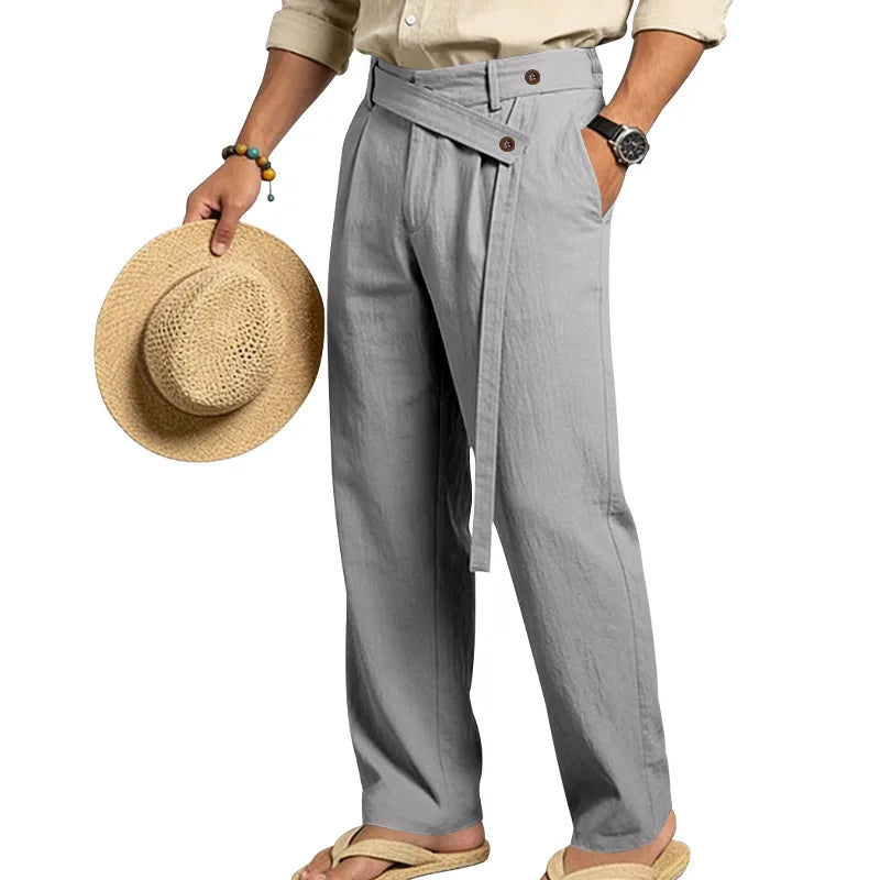 Linen Trousers, Naples Italian Style
