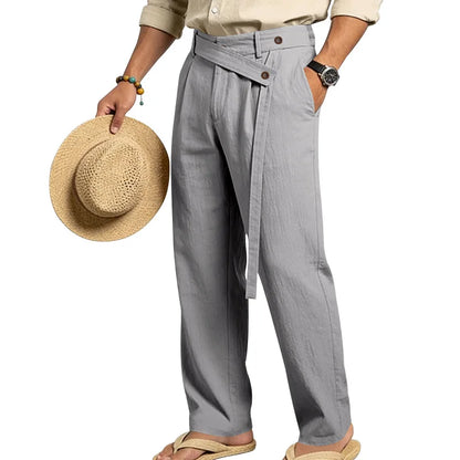 Linen Trousers, Naples Italian Style