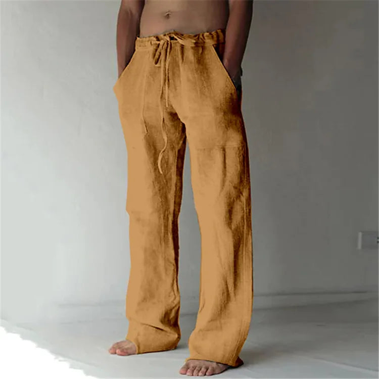 Linen trousers cotton and linen