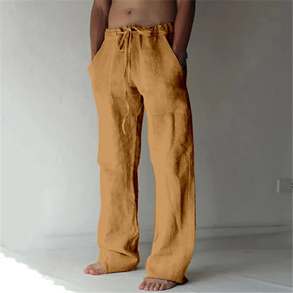 Linen trousers cotton and linen