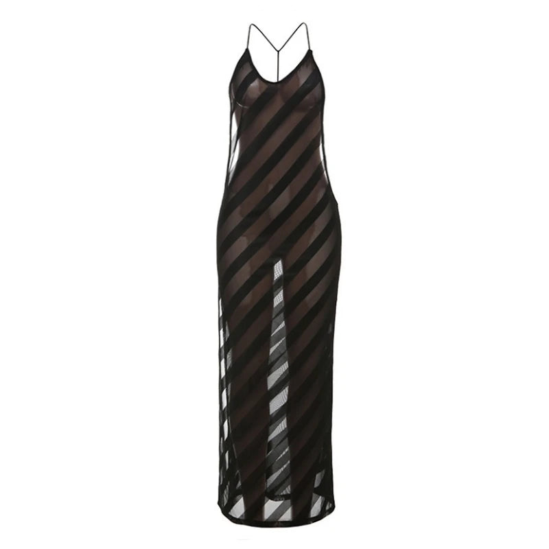 Vestido elegante espalda descubierta sexy