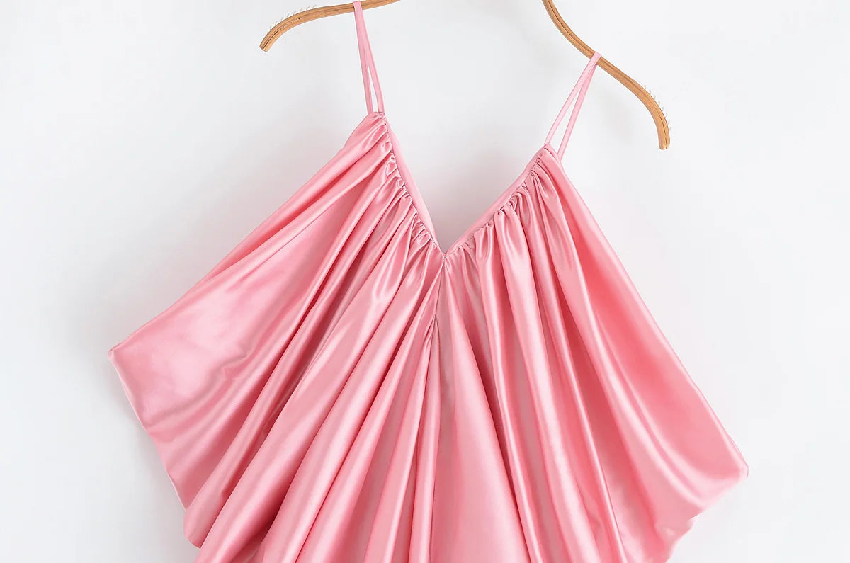 Elegant long cocktail dress