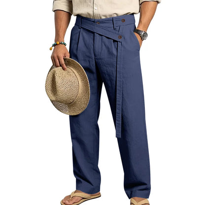 Linen Trousers, Naples Italian Style