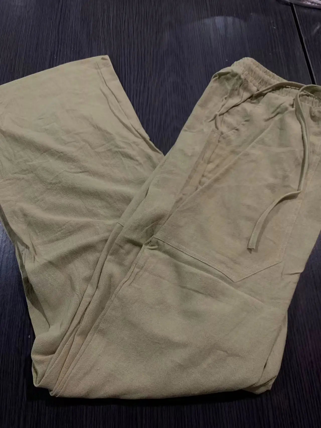 Linen trousers cotton and linen