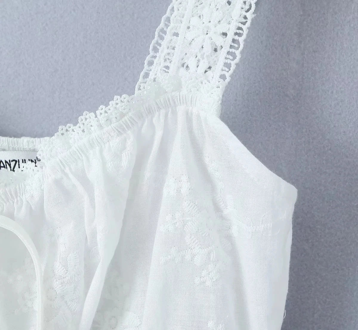 2-piece white spring outfit for women, sexy cotton matching set, lace skirt set, summer beach vacation dress, female outfit 2025
