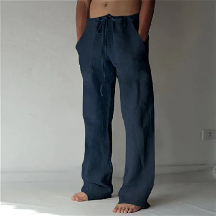 Linen trousers cotton and linen