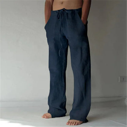 Linen trousers cotton and linen