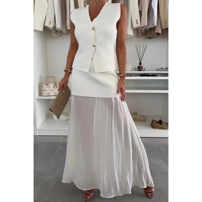 Two-piece summer vacation set