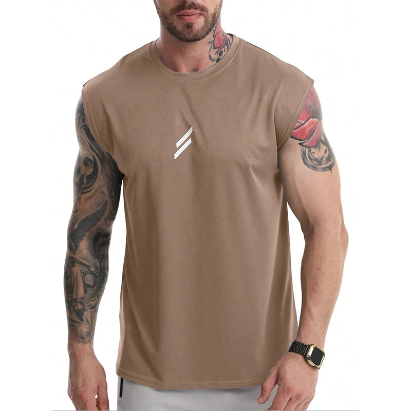 Sleeveless athletic shirt