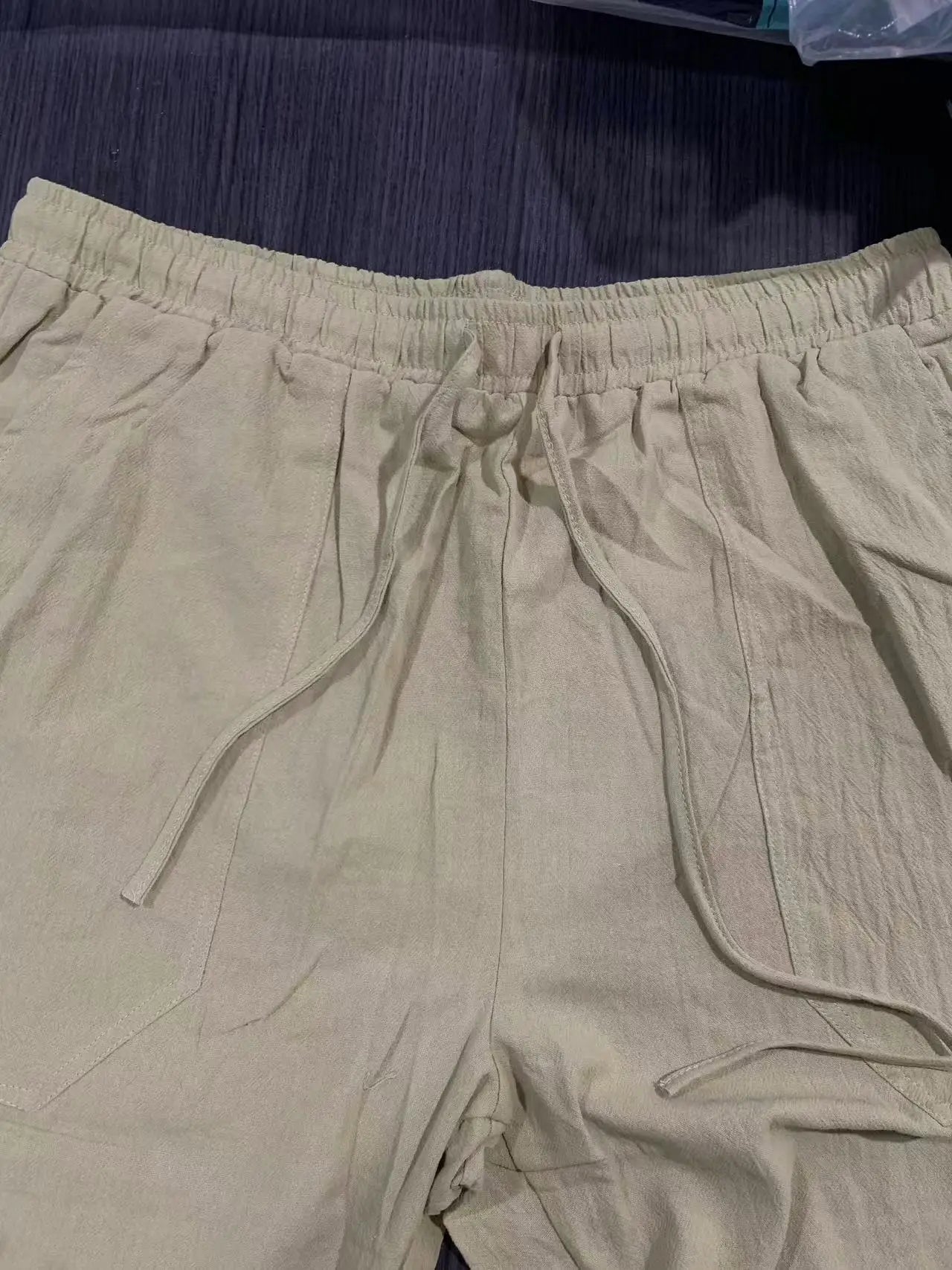 Linen trousers cotton and linen