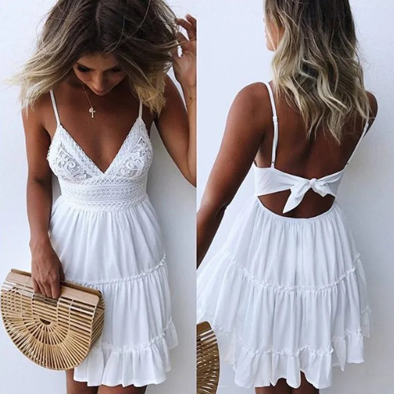 White summer dress