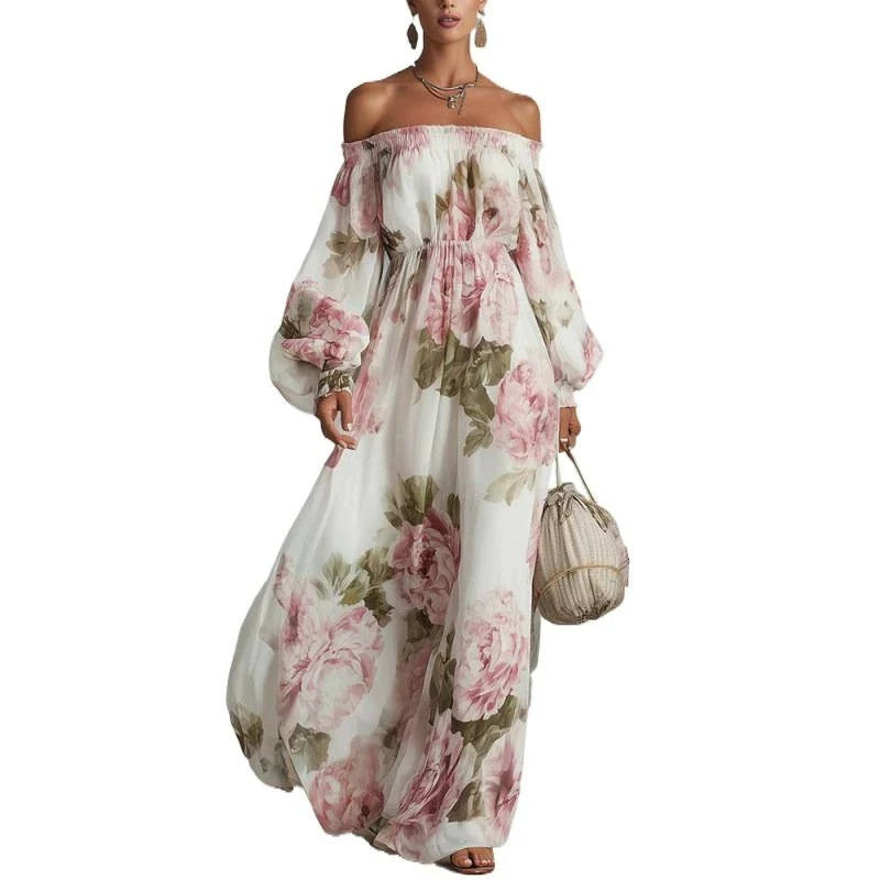 Vestido largo floral verano