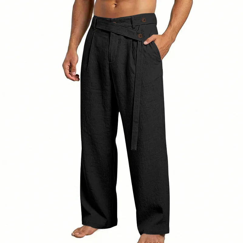 Linen Trousers, Naples Italian Style