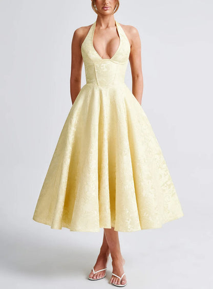 Vestido reina escotado