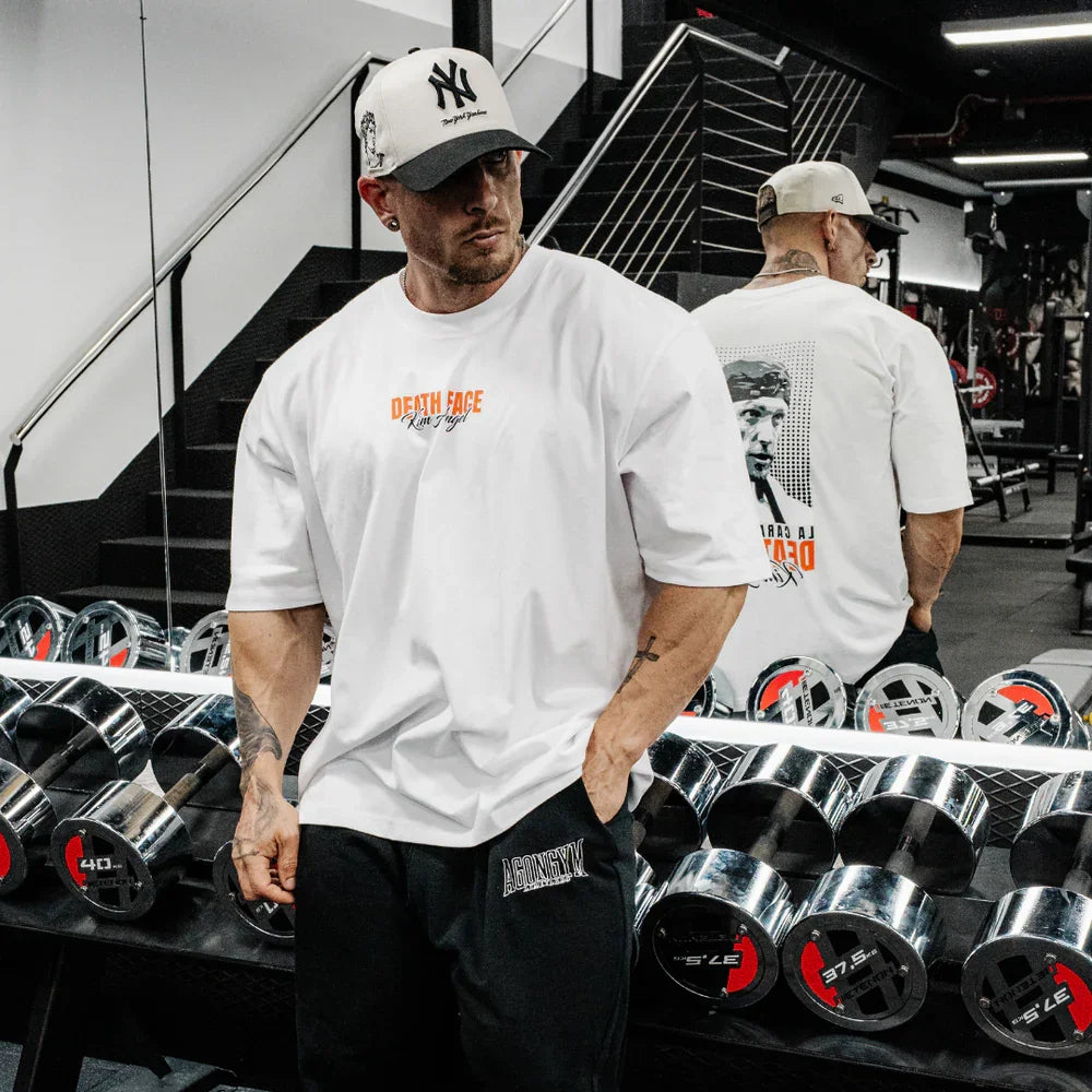 Cotton T-shirt for casual wear for the gym