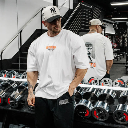 Cotton T-shirt for casual wear for the gym