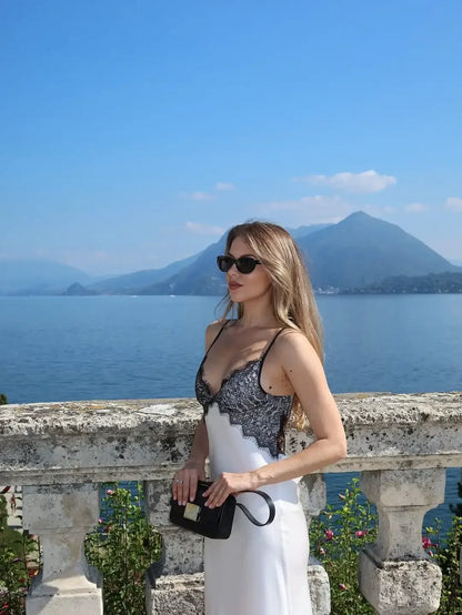Patchwork cami dress