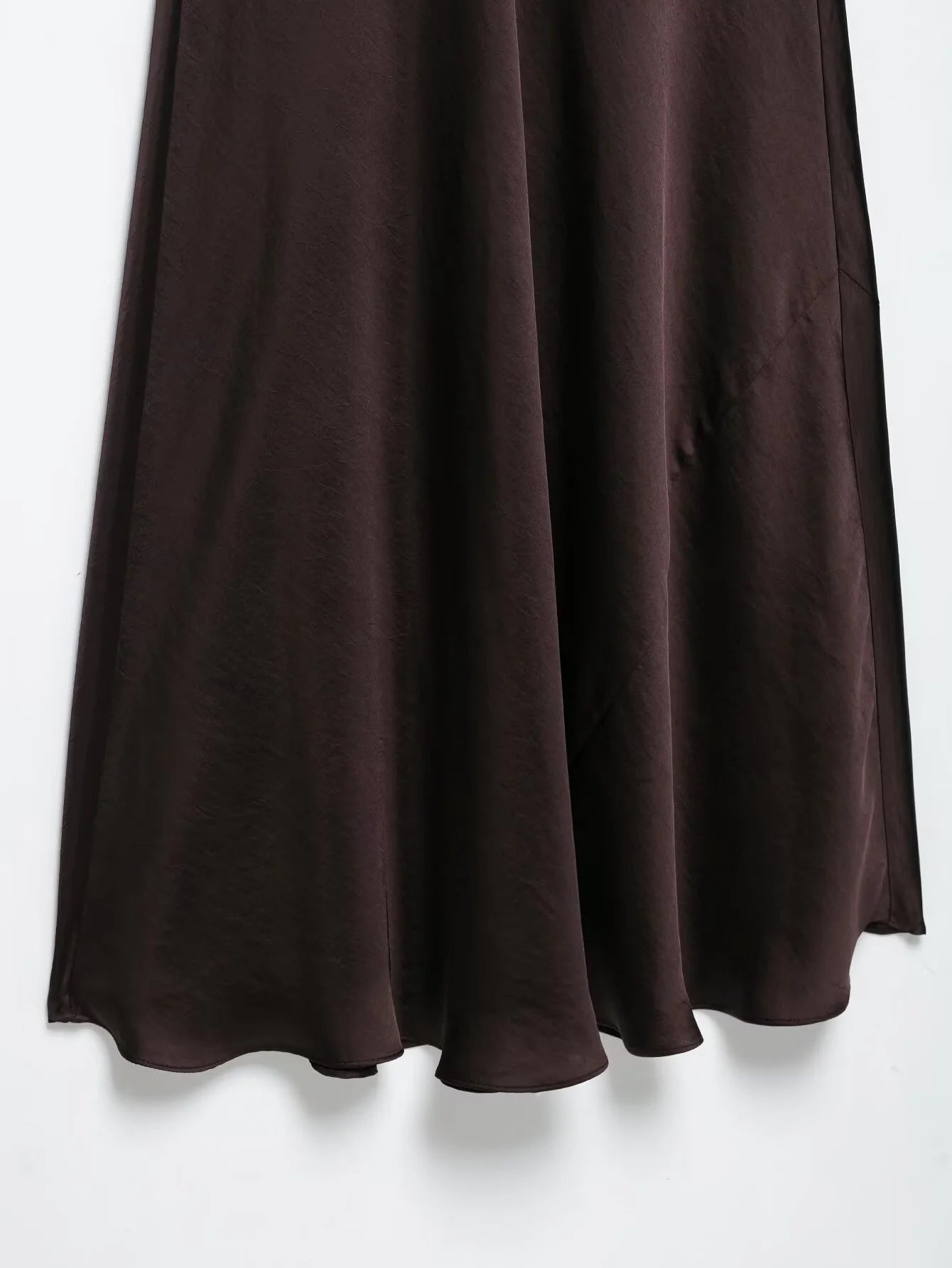 vestido con volantes Casual ajustado sin mangas Midi