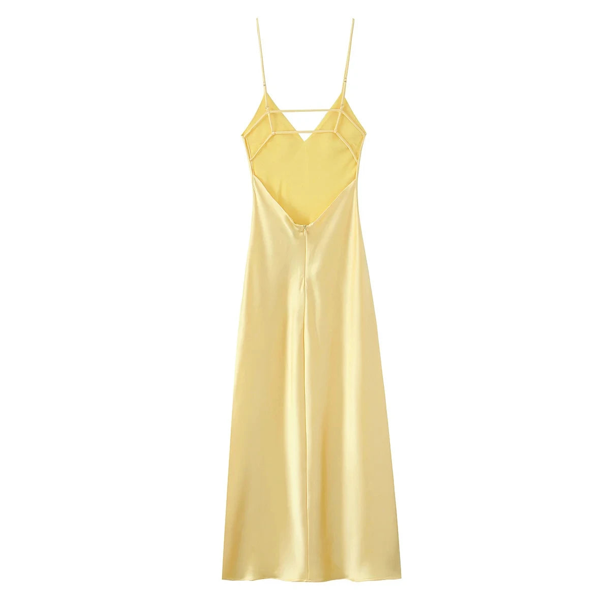 Elegant sexy satin dress