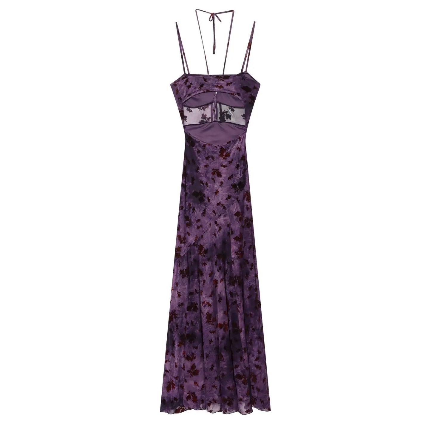 Elegant purple dress