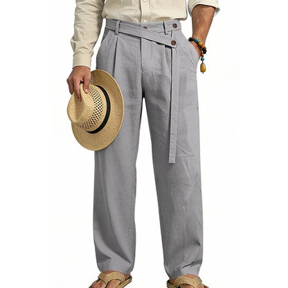 Linen Trousers, Naples Italian Style