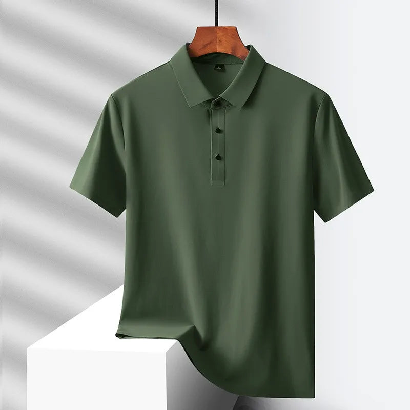 Men's 2025 White Casual Polo Shirt