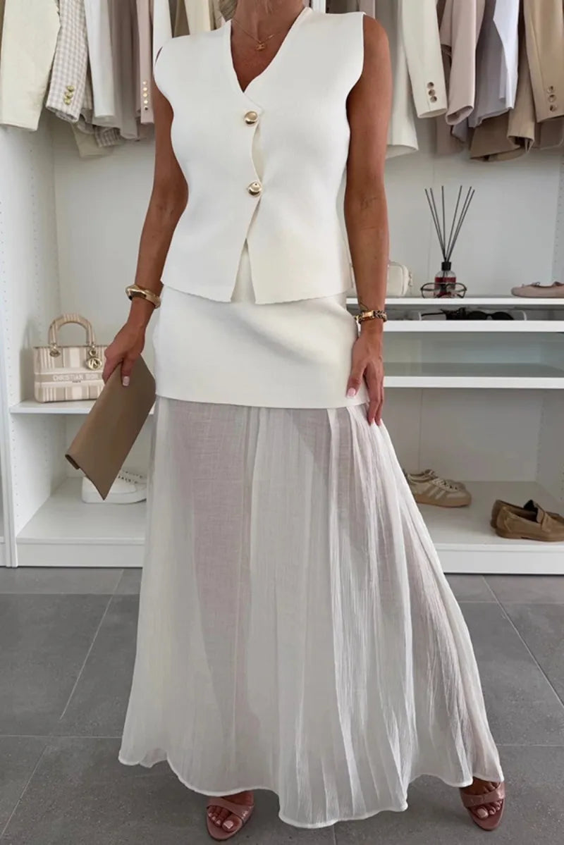 Two-piece summer vacation set