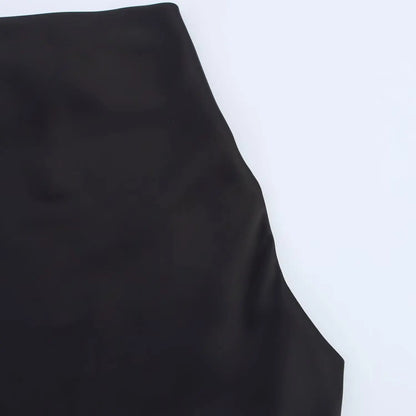 satin textured dress