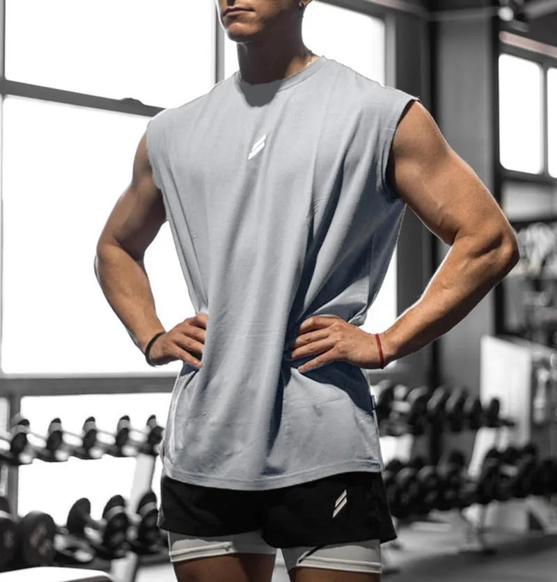 Sleeveless athletic shirt