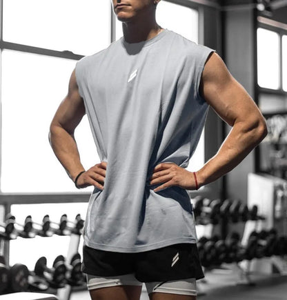 Sleeveless athletic shirt