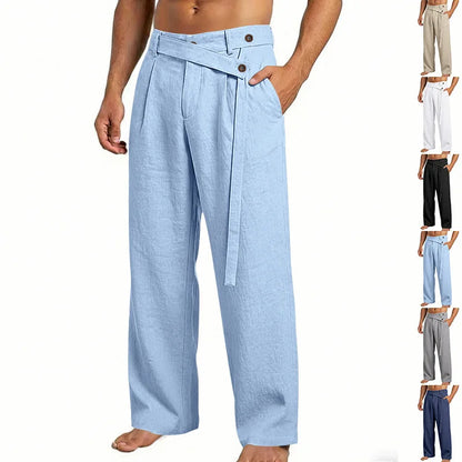 Linen Trousers, Naples Italian Style