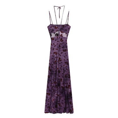 Discreet elegant floral dress
