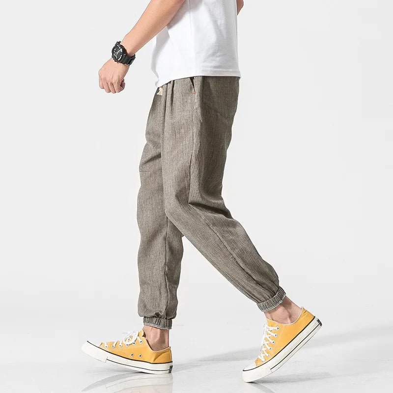 Casual Cotton Linen Harem Pants