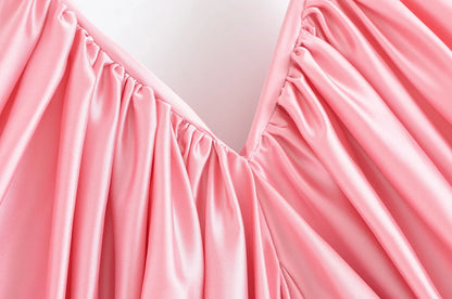 Elegant long cocktail dress