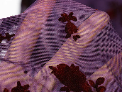 Elegant purple dress