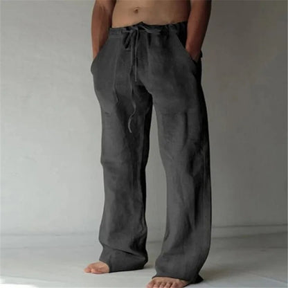 Linen trousers cotton and linen