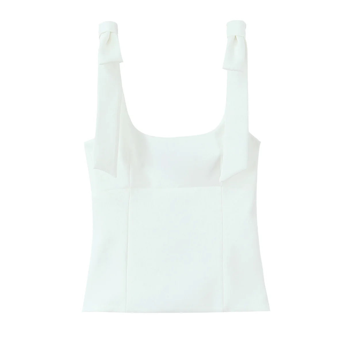 Tops Mujer verano Sexy sin mangas arco cuello cuadrado
