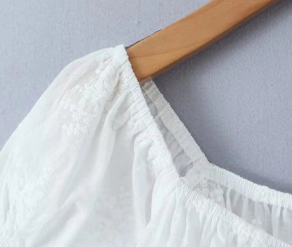 2-piece white spring outfit for women, sexy cotton matching set, lace skirt set, summer beach vacation dress, female outfit 2025